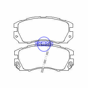 SUBARU Impreza Coupe Estate Saloon Legacy Liberty Pastilha de freio FMSI:7442-D563 OEM:26296-AA040 FDB948 TRW:GDB1179 WVA:21482 24389 24390, F563
